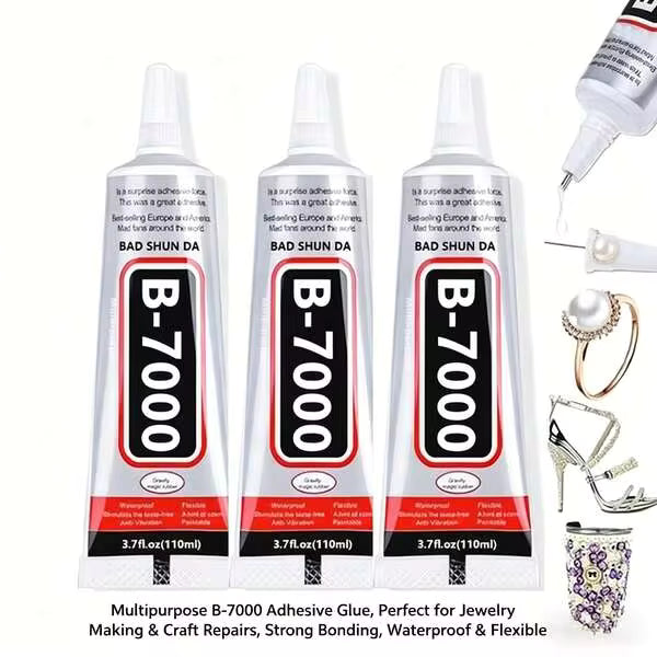 10ml B7000 Adhesive, Jewelry Glue For Headband, Brooch, Jewelry Setting, Diamond, Earrings, Pendant DIY Crafts, Super Strong Bonding Agent